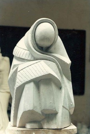 Escultura Vovó de Jorge Vargas, vista 1